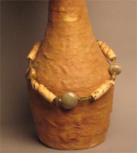 Fossilized Conch Shell Necklace